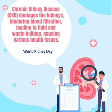 Free World Kidney Day LinkedIn Post Template to Edit Online