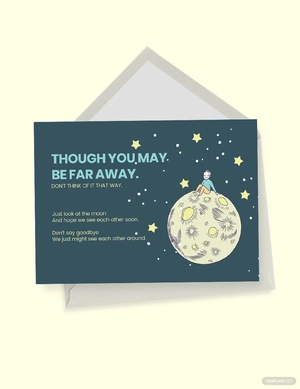 Editable Farewell Card Template