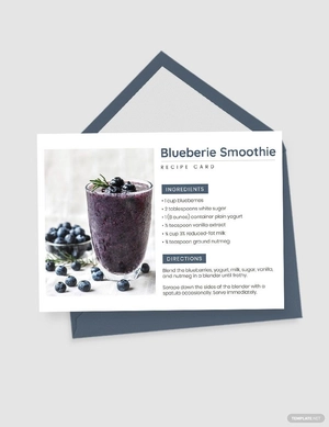 Editable Recipe Card Template