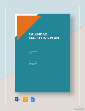Calendar Marketing Plan Template