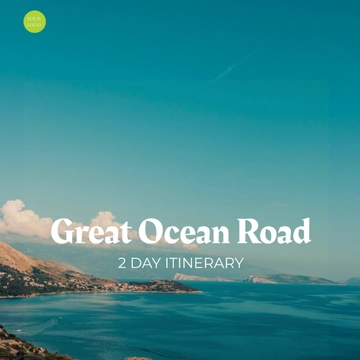 Free 2 Day Great Ocean Road Itinerary Template to Edit Online