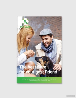 Pet Care eBook Cover Page Template