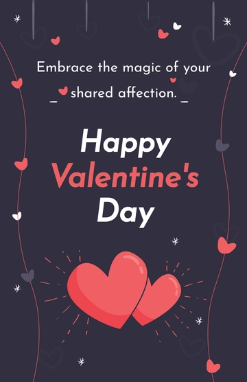 Free Valentines Poster Template to Edit Online