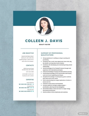 Beauty Buyer Resume