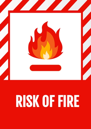 Free Fire Safety Sign Template to Edit Online