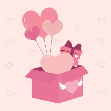 Free Aesthetic Valentines Template Clipart to Edit Online