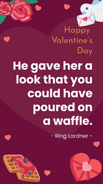 Free Valentine's Quote Template to Edit Online