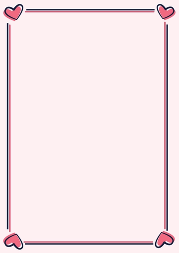 Free Valentine's Day Border Template to Edit Online
