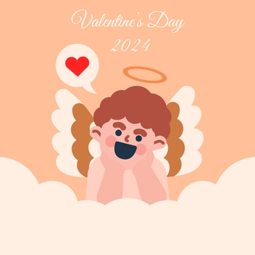 Free Valentine's Day 2024 Design Template Clipart to Edit Online