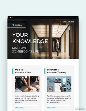 Pharmacy School Newsletter Template