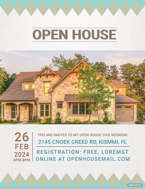 Cottage House Real Estate Flyer Template