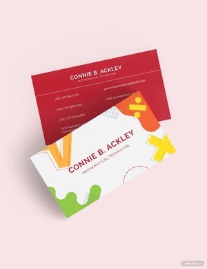 Contact Card Template