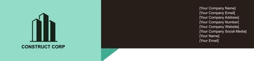 Free Excavation Construction Letterhead Template to Edit Online