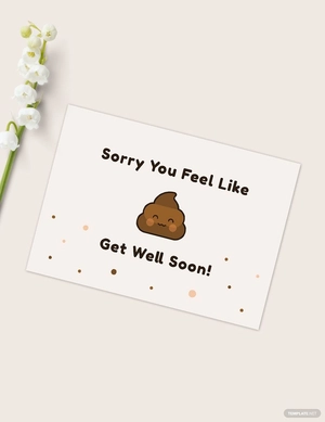 Funny Get Well Soon Card Template