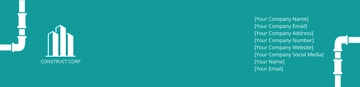 Free Plumbing Construction Letterhead Template to Edit Online
