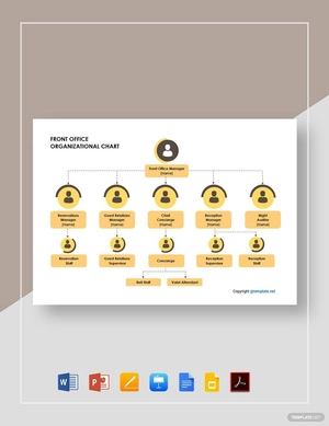 Front Office Organizational Chart Template
