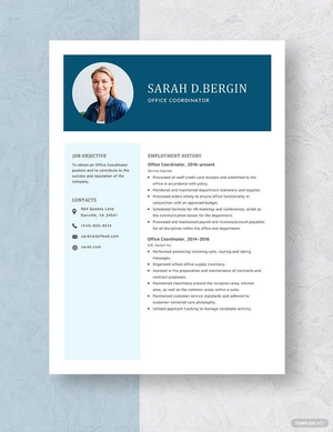 Office Coordinator Resume