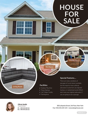 Modern Open House Flyer Template