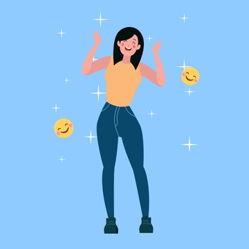 Free International Day of Happiness Clipart Template to Edit Online