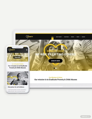 NGO Bootstrap Landing Page Template