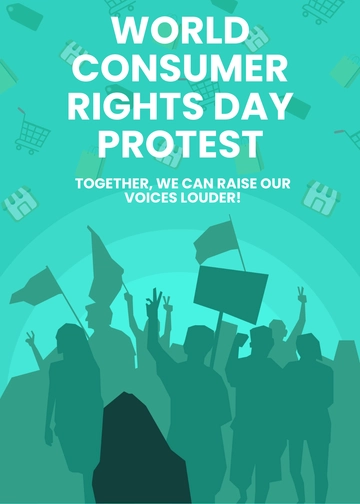 Free World Consumer Rights Day Invitation Card Template to Edit Online