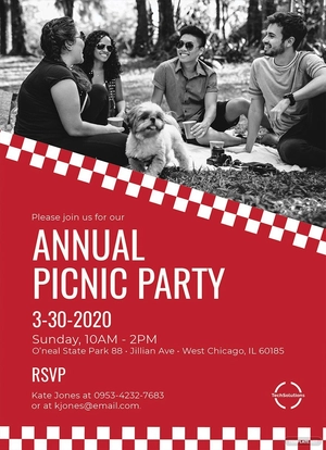 Corporate Picnic Invitation Template