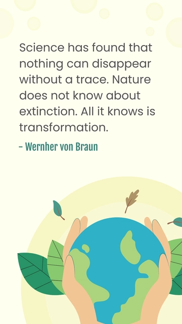 Free Earth Hour Quote Template to Edit Online