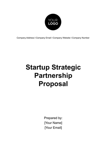 Free Startup Strategic Partnership Proposal Template to Edit Online Free Startup Strategic Partnership Proposal Template to Edit Online