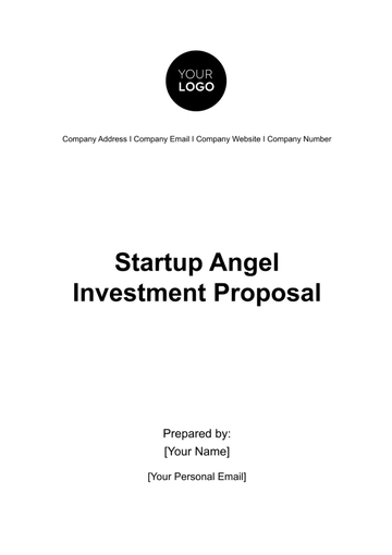 Free Startup Angel Investment Proposal Template to Edit Online Free Startup Angel Investment Proposal Template to Edit Online