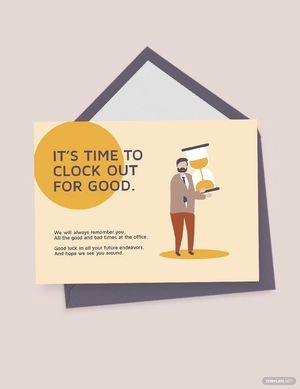 Farewell Card Template For Colleague