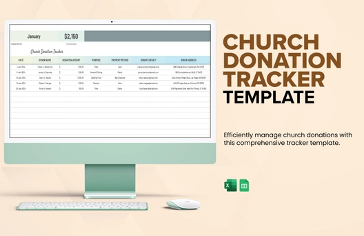 Church Donation Tracker Template