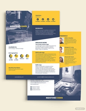 Startup Media Kit Template