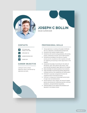 House Supervisor Resume