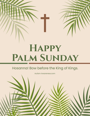 Free Palm Sunday Flyer Template to Edit Online Free Palm Sunday Flyer Template to Edit Online