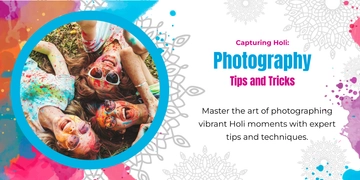Free Holi Blog Banner Template to Edit Online