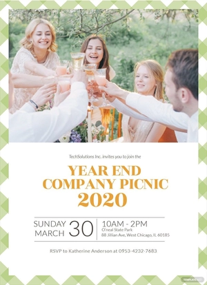 Printable Company Picnic Template