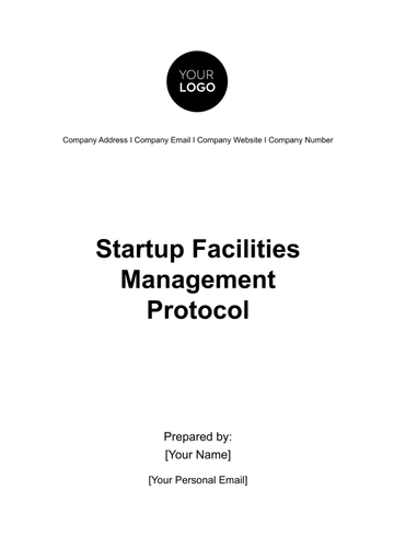 Free Startup Facilities Management Protocol Template to Edit Online