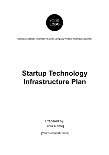 Free Startup Technology Infrastructure Plan Template to Edit Online