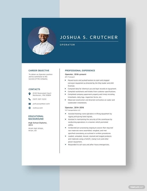 Operator Resume
