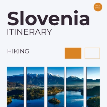 Free Slovenia Hiking Itinerary Template to Edit Online