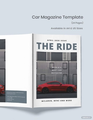 Car Magazine Template