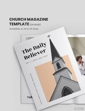 Church Magazine Template