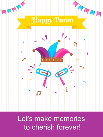 Free Purim Threads Post Template to Edit Online