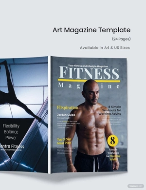 Fitness Magazine Template