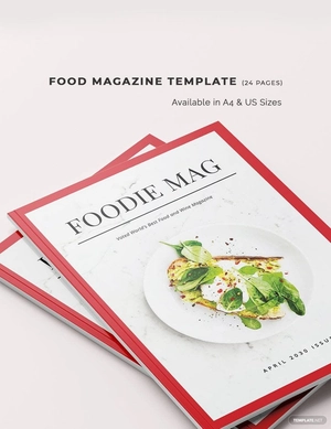 Food Magazine Template