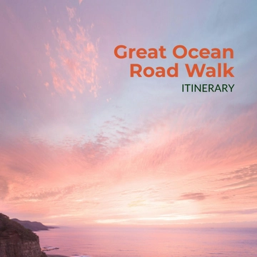 Free Great Ocean Road Walk Itinerary Template to Edit Online