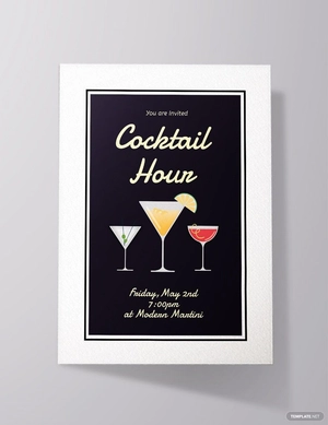 Cocktail Hour Invitation Template