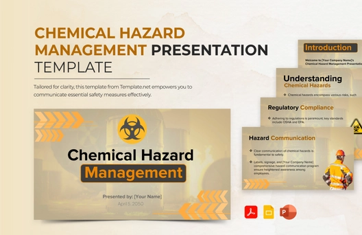 Chemical Hazard Management Presentation Template