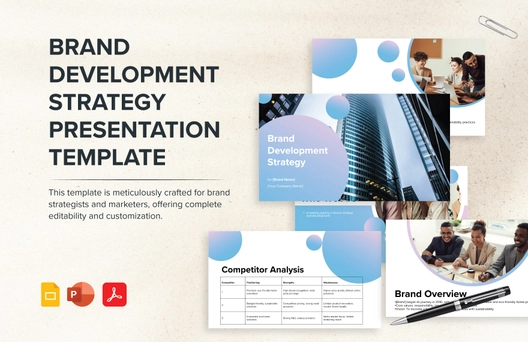 Brand Development Strategy Presentation Template