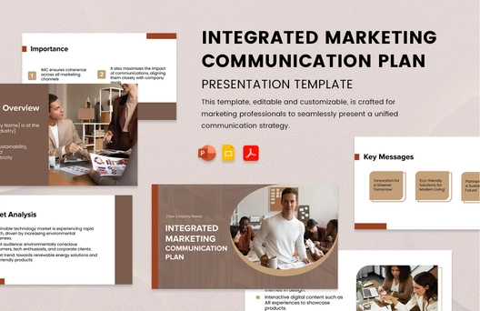 Integrated Marketing Communication Plan Presentation Template